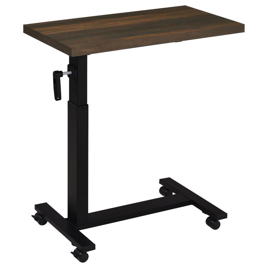 Westpark - Height Adjustable Mobile Bedroom C - Table - Dark Pine Accent Table modern furniture Contempo Furniture