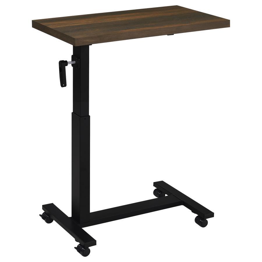 Westpark - Height Adjustable Mobile Bedroom C - Table - Dark Pine Accent Table modern furniture Contempo Furniture
