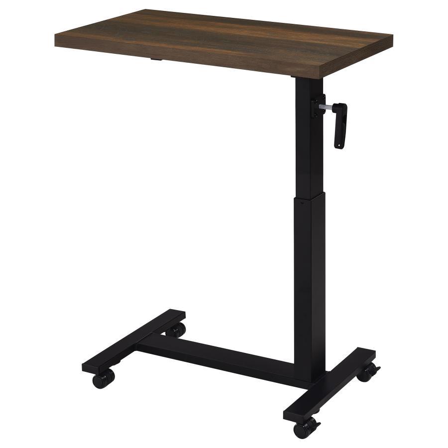 Westpark - Height Adjustable Mobile Bedroom C - Table - Dark Pine Accent Table modern furniture Contempo Furniture