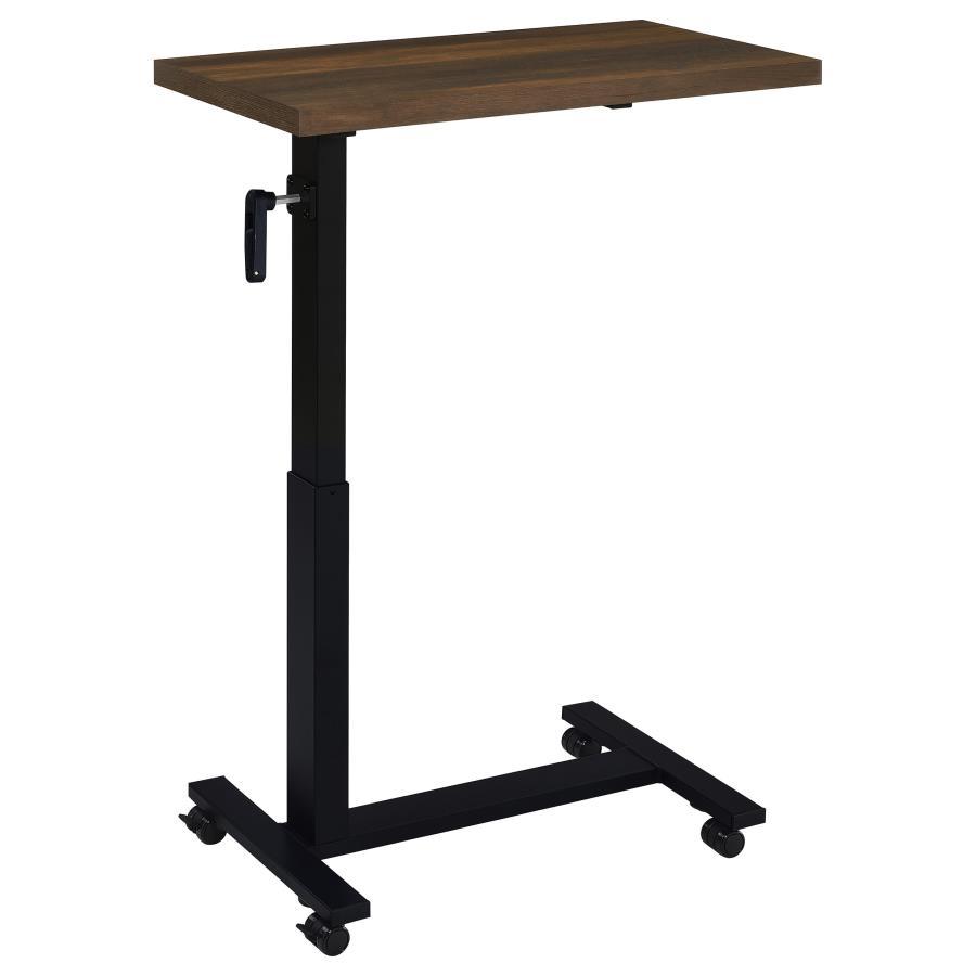 Westpark - Height Adjustable Mobile Bedroom C - Table - Dark Pine Accent Table modern furniture Contempo Furniture