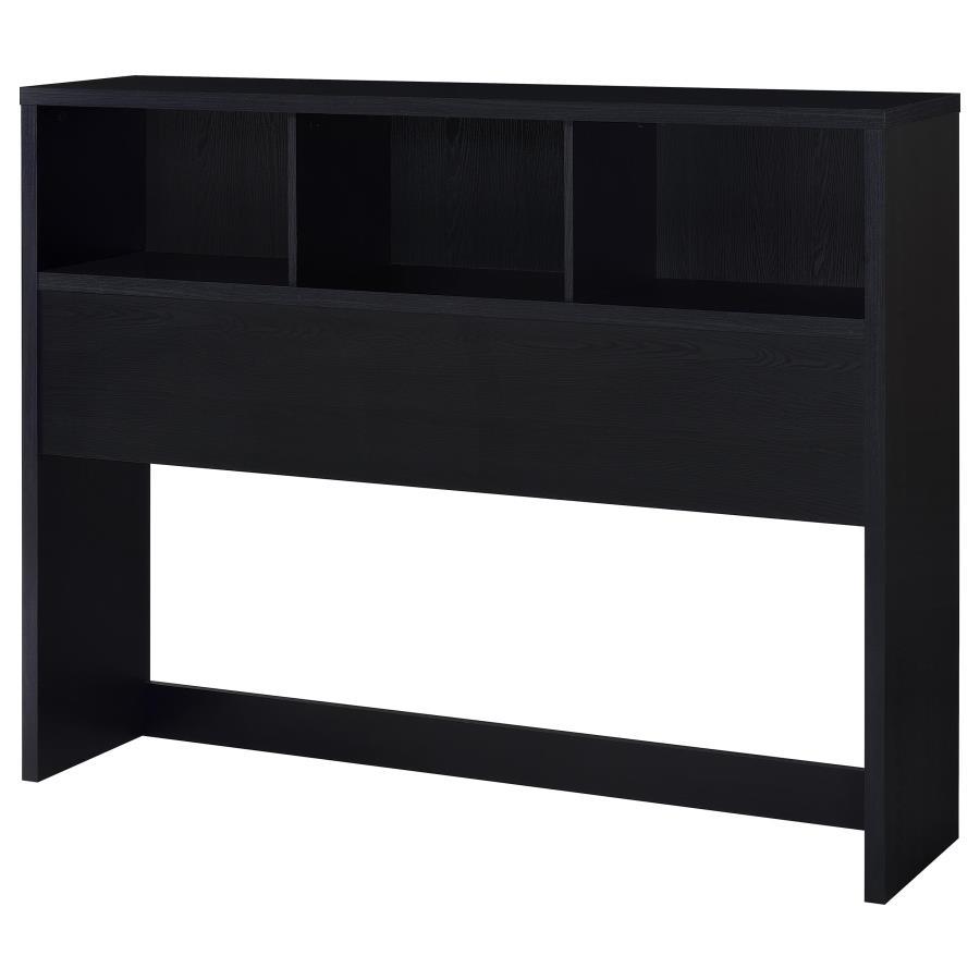 Westpark - Queen Bookcase Headboard - Black Bookcase HeadBoard modern furniture Contempo Furniture