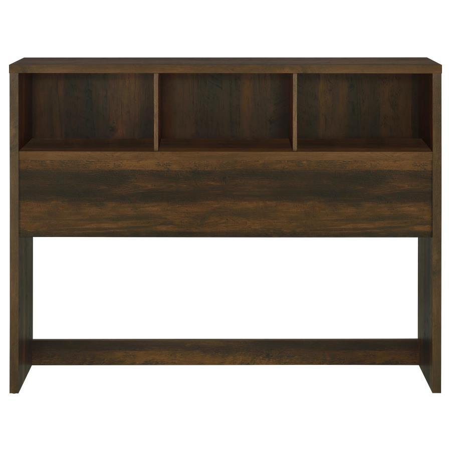Westpark - Queen Bookcase Headboard - Dark Pine Bookcase HeadBoard modern furniture Contempo Furniture