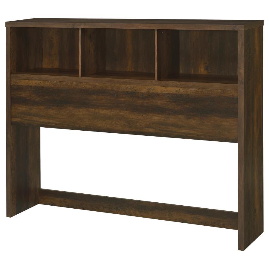 Westpark - Queen Bookcase Headboard - Dark Pine Bookcase HeadBoard modern furniture Contempo Furniture