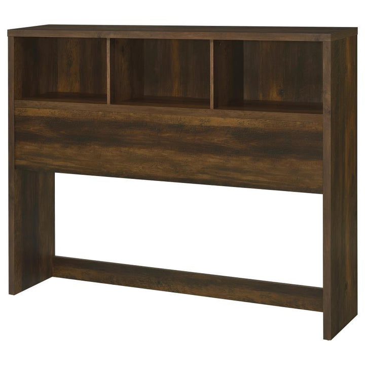 Westpark - Queen Bookcase Headboard - Dark Pine Bookcase HeadBoard modern furniture Contempo Furniture