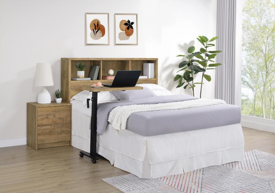 Westpark - Queen Bookcase Headboard - Mango Bookcase HeadBoard modern furniture Contempo Furniture