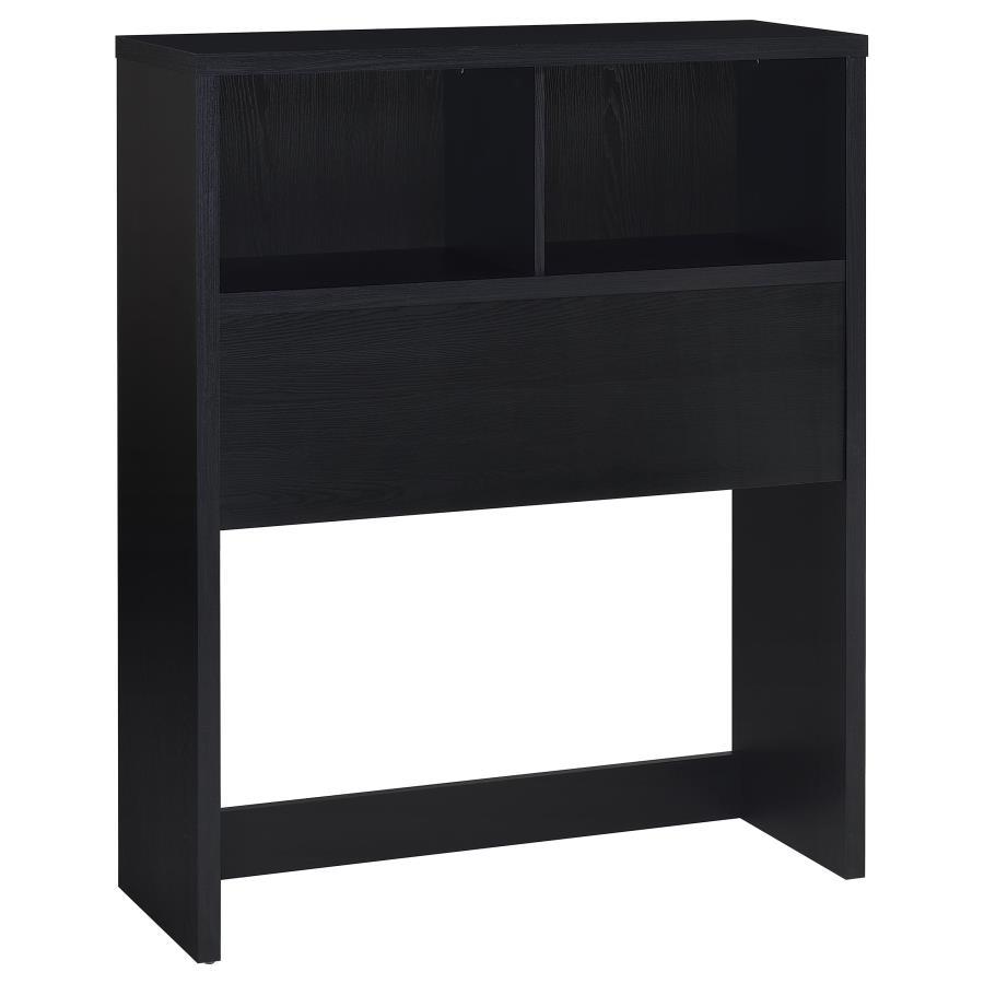 Westpark - Twin Bookcase Headboard - Black Bookcase HeadBoard modern furniture Contempo Furniture