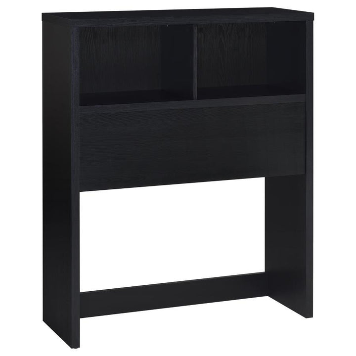 Westpark - Twin Bookcase Headboard - Black Bookcase HeadBoard modern furniture Contempo Furniture