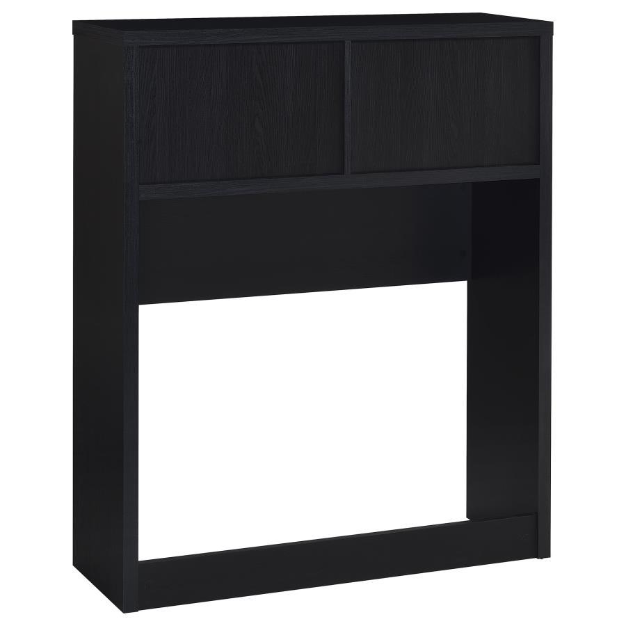 Westpark - Twin Bookcase Headboard - Black Bookcase HeadBoard modern furniture Contempo Furniture