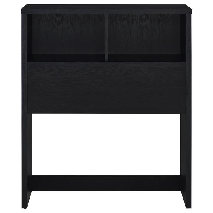 Westpark - Twin Bookcase Headboard - Black Bookcase HeadBoard modern furniture Contempo Furniture