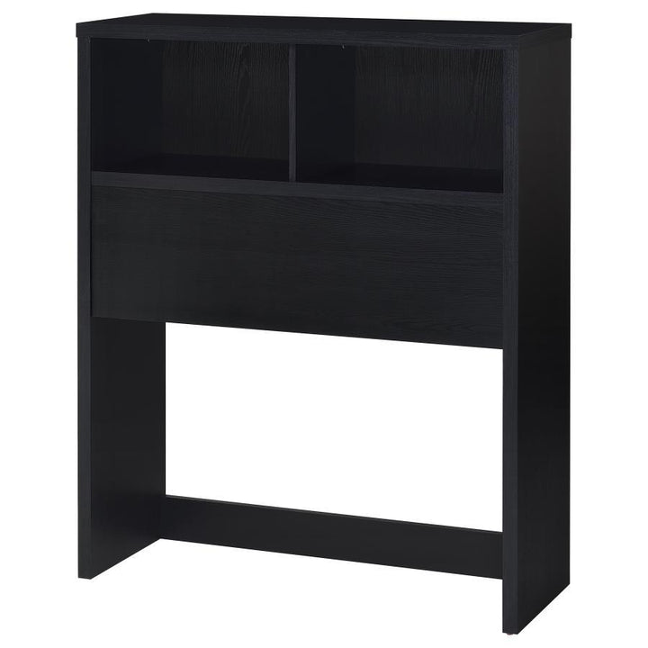 Westpark - Twin Bookcase Headboard - Black Bookcase HeadBoard modern furniture Contempo Furniture