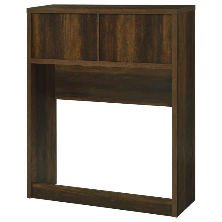 Westpark - Twin Bookcase Headboard - Dark Pine Bookcase HeadBoard modern furniture Contempo Furniture