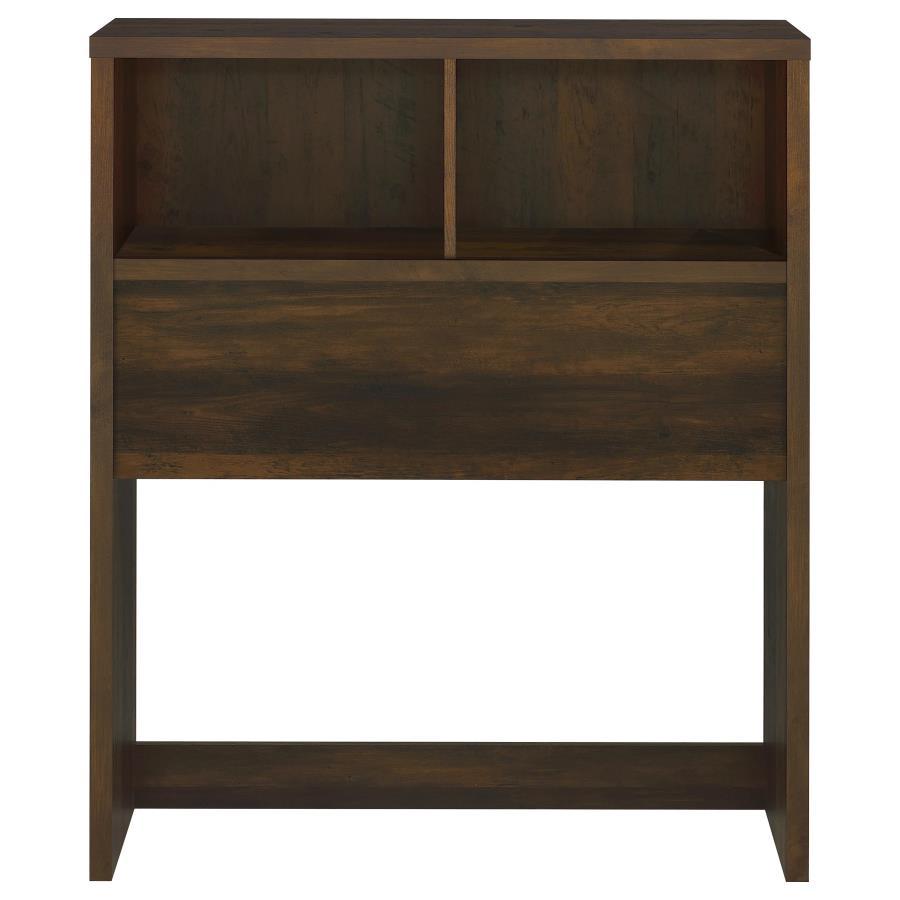 Westpark - Twin Bookcase Headboard - Dark Pine Bookcase HeadBoard modern furniture Contempo Furniture