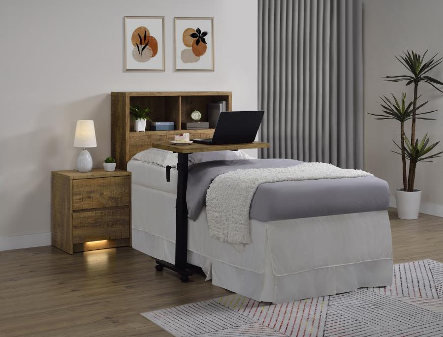 Westpark - Twin Bookcase Headboard - Mango Bookcase HeadBoard modern furniture Contempo Furniture