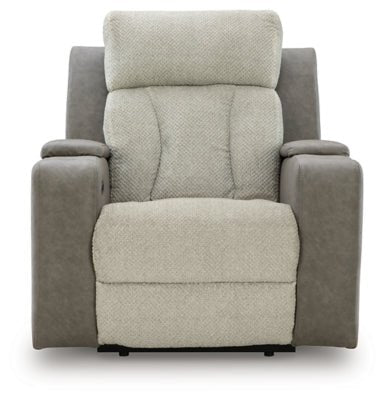 WhipLash Power Recliner - Dark Gray | Ashley Furniture