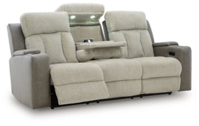 WhipLash Power Reclining Sofa - Dark Gray Reclining Sofa modern furniture Contempo Furniture