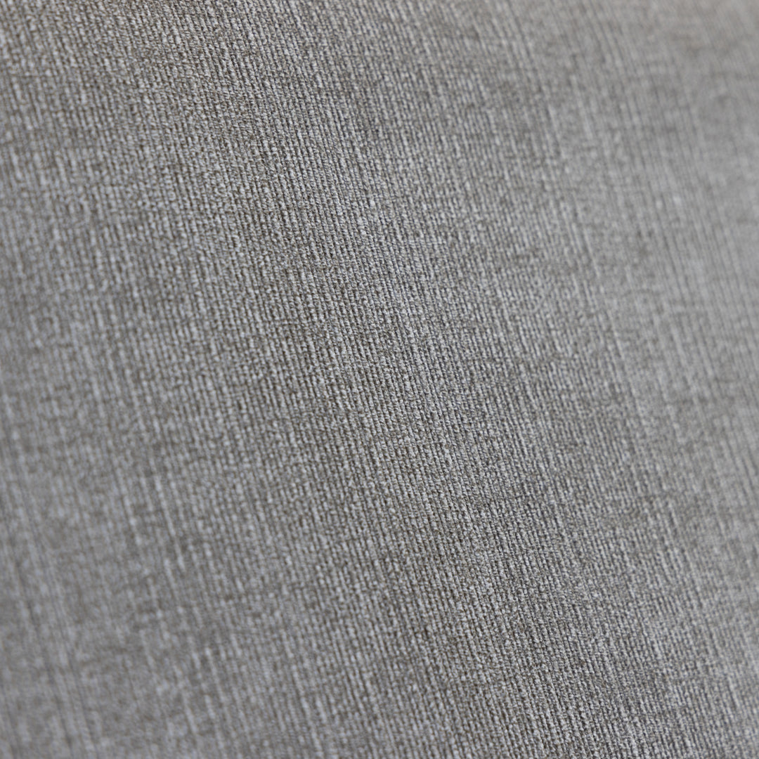 Whitney Modern Grey & Walnut Accent Chair & Ottoman