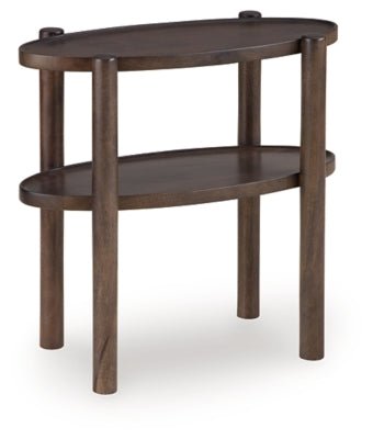 Wiattbury Accent Table - Dark Brown | Ashley Furniture