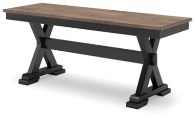 Wildenauer 50" Dining Bench - Dark Brown Dining Bench modern furniture Contempo Furniture