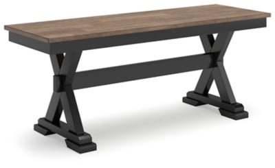 Wildenauer 50" Dining Bench - Dark Brown Dining Bench modern furniture Contempo Furniture