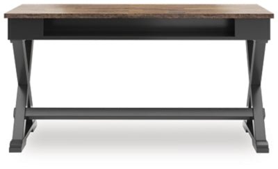 Wildenauer 60" Home Office Desk - Black Writing Desk modern furniture Contempo Furniture