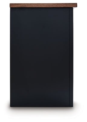 Wildenauer 76" TV Stand - Black TV Stand modern furniture Contempo Furniture