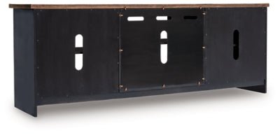Wildenauer 76" TV Stand - Black TV Stand modern furniture Contempo Furniture
