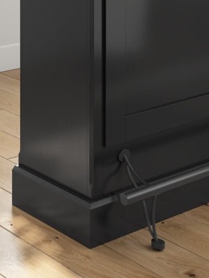 Wildenauer 78" Bar - Black Bar Table modern furniture Contempo Furniture