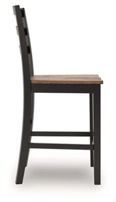 Wildenauer Counter Height Barstool - Dark Brown Stool Set modern furniture Contempo Furniture