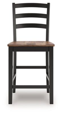 Wildenauer Counter Height Barstool - Dark Brown Stool Set modern furniture Contempo Furniture