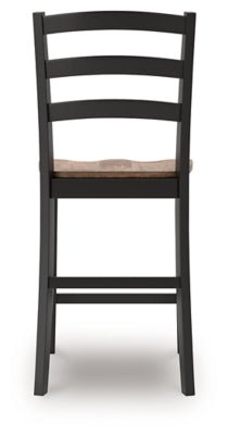 Wildenauer Counter Height Barstool - Dark Brown Stool Set modern furniture Contempo Furniture