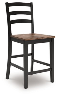 Wildenauer Counter Height Barstool - Dark Brown Stool Set modern furniture Contempo Furniture