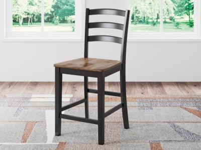 Wildenauer Counter Height Barstool - Dark Brown Stool Set modern furniture Contempo Furniture
