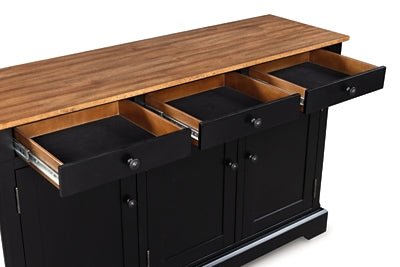 Wildenauer Dining Buffet - Black Server modern furniture Contempo Furniture