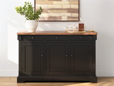 Wildenauer Dining Buffet - Black Server modern furniture Contempo Furniture