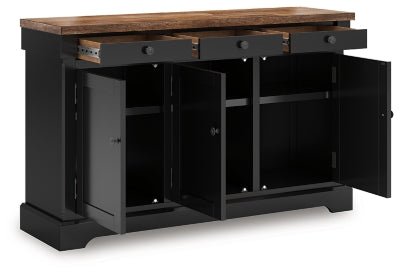 Wildenauer Dining Buffet - Black Server modern furniture Contempo Furniture