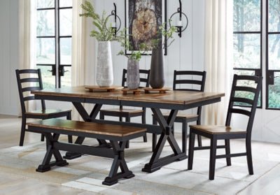 Wildenauer Dining Chair - Dark Brown Chair Set modern furniture Contempo Furniture