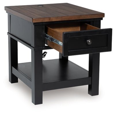 Wildenauer End Table - Black End Table modern furniture Contempo Furniture