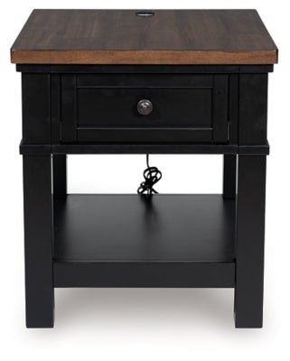Wildenauer End Table - Black End Table modern furniture Contempo Furniture