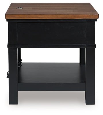 Wildenauer End Table - Black End Table modern furniture Contempo Furniture