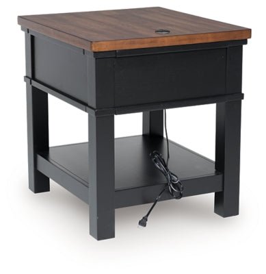 Wildenauer End Table - Black End Table modern furniture Contempo Furniture