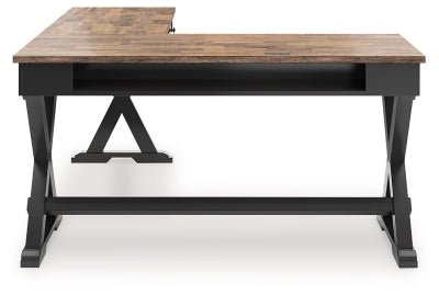 Wildenauer Home Office Desk - Black Corner Desks modern furniture Contempo Furniture