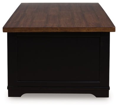 Wildenauer Lift - Top Coffee Table - Black Cocktail Table modern furniture Contempo Furniture