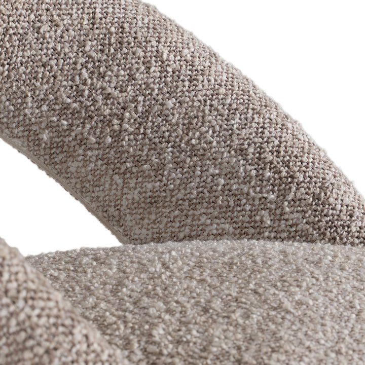 Wiles  Modern Grey Fabric Swivel Dining Chair