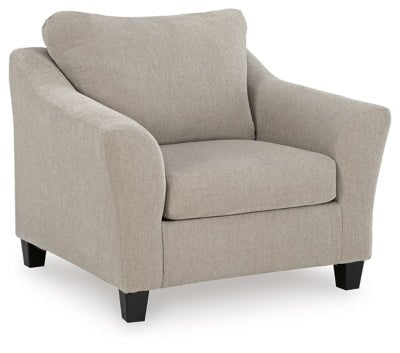 Willarae Oversized Chair - Beige Arm Chair modern furniture Contempo Furniture