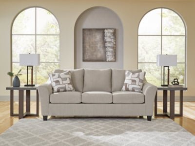 Willarae Sofa - Beige Stationary Sofa modern furniture Contempo Furniture