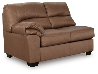 WillowBend Left - Arm Facing Loveseat - Light Brown Stationary Loveseat modern furniture Contempo Furniture