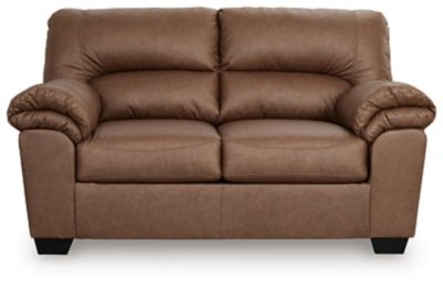 WillowBend Loveseat - Light Brown Stationary Loveseat modern furniture Contempo Furniture