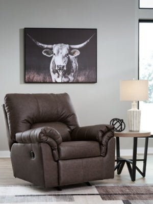 WillowBend Recliner - Dark Brown Rocker Chair modern furniture Contempo Furniture