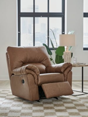 WillowBend Recliner - Light Brown Rocker Chair modern furniture Contempo Furniture
