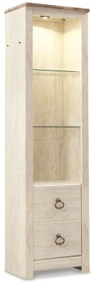Willowton 3 - Piece Entertainment Center - Beige Entertainment Centers modern furniture Contempo Furniture